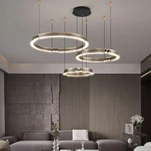 Đèn thả trần trang trí led 3 chế độ ánh sáng cao cấp D800mm EC-T56