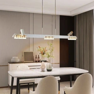 Đèn thả trang trí bàn ăn led 3 chế độ có đèn chiếu điểm L900mm EC-T71