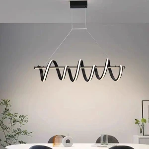 Đèn thả trang trí bàn ăn sang trọng 3 chế độ ánh sáng L1000mm EC-T90