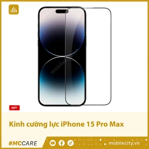 Kính cường lực iPhone 15 Pro Max