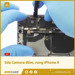 Sửa Camera đốm, rung iPhone X