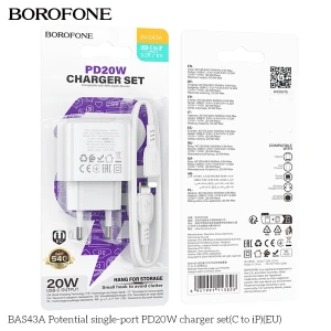 Bộ sạc Borofone 20w BAS43A