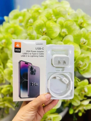 Bộ sạc TypeC-TypeC Piko B25 25w cho IP 15,16 zin - 35w 190k