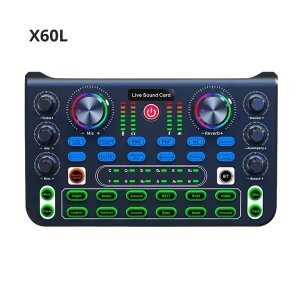 Bộ Sound Card Thu âm X60L Có Autotune, Hiệu ứng Vui Nhộn