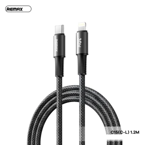 Cáp sạc Nhanh 30W Bọc Dù Remax C15 (C-L) TypeC Ra Lighting