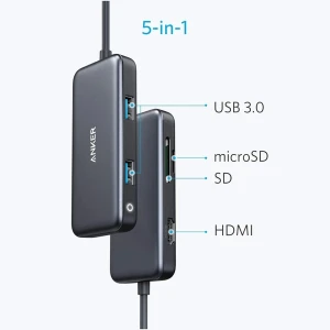 Hub chuyển đổi Anker USB-C Hub Adapter 5-in-1