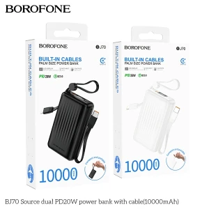 Sạc dự phòng Borofone BJ70 10.000 kèm dây 22,5w PD20w