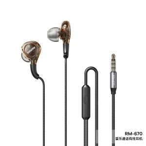 Tai Nghe Có Dây Remax RM-670 Cổng 3.5
