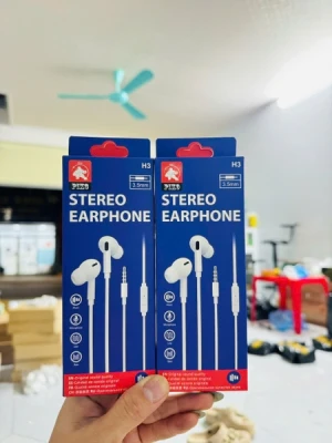 Tai nghe dây đầu tròn Piko H2 dành cho Samsung - Đầu tròn J5