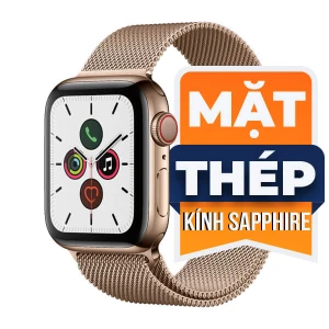 Apple Watch Series 5 (40mm - 44 mm) LTE Bản Thép - Like New