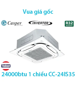 Điều hoà âm trần casper 24000 BTU 1 chiều inverter CC-24IS35 - gia rẻ