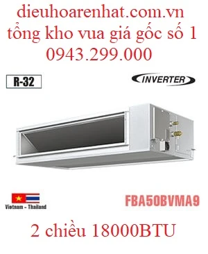 Điều hòa âm trần nối ống gió 18000BTU Daikin 2 chiều inverter FBA50BVMA9/RZA50DV2V