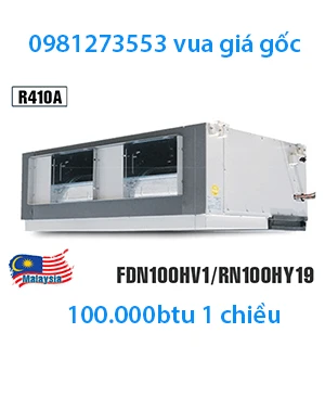 Điều hòa âm trần nối ống gió Daikin 100.000BTU FDN100HV1