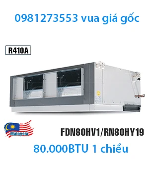 Điều hòa âm trần nối ống gió Daikin 80.000BTU FDN80HV1