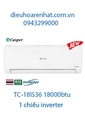 Điều hoà Casper 18000BTU 1 chiều inveter TC-18IS36