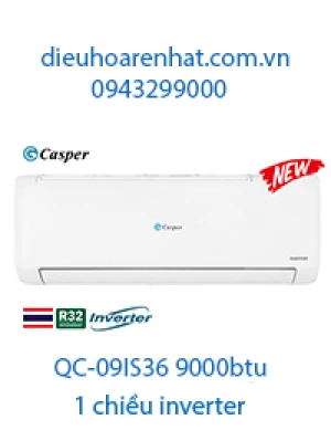 Điều hoà Casper 9000BTU 1 chiều inveter QC-09IS36