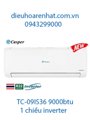 Điều hoà Casper 9000BTU 1 chiều inveter TC-09IS36