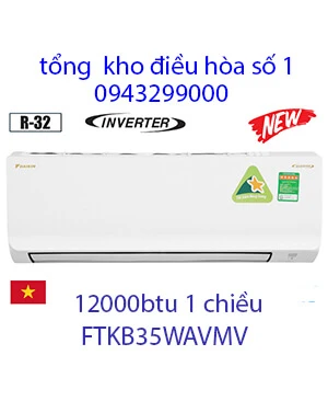 Điều hòa Daikin 12000 BTU inverter 1 chiều FTKB35WAVMV