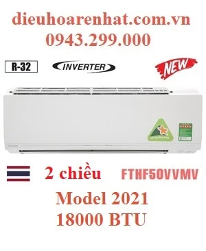 Điều hòa Daikin 2 chiều 18000BTU inverter FTHF50VVMV