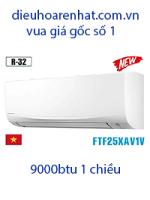 Điều hòa Daikin 9000BTU 1 chiều cơ FTF25XAV1V