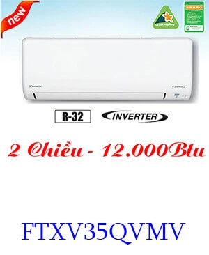 Điều hòa Daikin FTXV35QVMV 12.000BTU 2 chiều inverter vua giá rẻ
