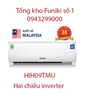 Điều hòa Funiki 2 chiều 9000BTU inverter HIH09TMU