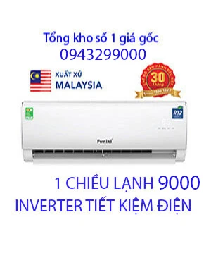 Điều hòa Funiki 9000 BTU inverter  1 chiều HIC09TMU