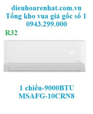 Điều Hòa Midea 1 Chiều 9000BTU MSAFG-10CRN8 - Điều Hòa Rẻ Nhất - Tổng kho điều hòa Casper, Panasonic, LG, Funiki...
