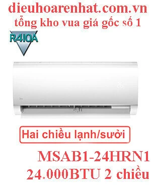 Điều hòa Midea 24.000BTU 2 chiều MSAB1-24HRN1 - Vua giá gốc -
