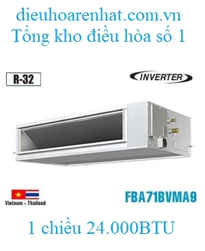 Điều hòa nối ống gió Daikin 24000BTU inverter 1 chiều FBA71BVMA9/RZF71CV2V