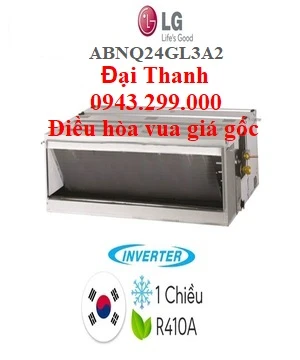 Điều hòa nối ống gió LG 24.000BTU inverter ABNQ24GL3A2