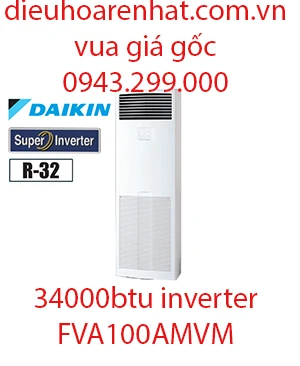 Điều hòa tủ đứng Daikin inverter 34.000BTU FVA100AMVM
