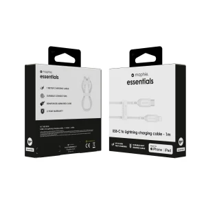 Cáp Type-C to Lightning Mophie Essentials MFi 1M