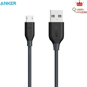 Cáp Sạc Siêu Bền Powerline dành cho điện thoại android Micro USB (6ft/1.8m) Space Gray Offline Packaging V3