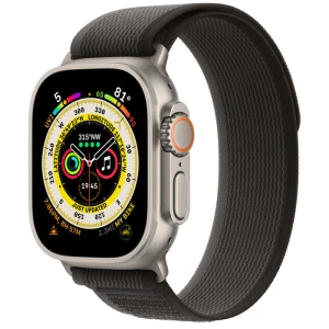 Đồng hồ Apple Watch Ultra GPS + Cellular, 49mm Titanium Case with Black/Gray Trail Loop - M/L
