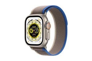 Đồng hồ Apple Watch Ultra GPS Cellular, 49mm Titanium Case with Yellow/Beige Trail Loop M/L (A2684) -194253425717