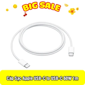 Cáp Sạc Apple USB-C to USB-C 60W 1m