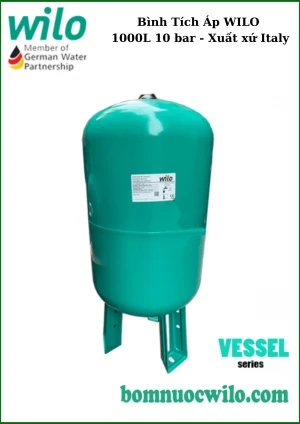 Bình Tích Áp WILO 1000L 10 bar | Siêu Phong