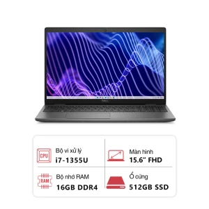 Laptop Dell Latitude 3540 71038102 (Intel Core i7-1355U/ 16GB/ 512GB/ Intel Iris Xe Graphics/ 15.6
