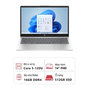 Laptop HP 14-ep1011TU 9Z2W3PA (Intel Core 5-120U/ 16GB/ 512GB/ Intel UHD Graphics/ 14