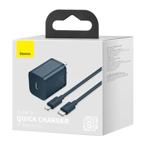 Bộ sạc nhanh Baseus Super Si Quick Charger 20W Xanh