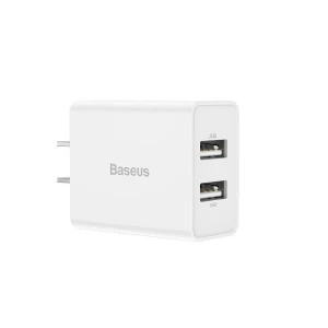 Củ Sạc Baseus Speed Mini Dual U Charger 10.5W (Trắng)