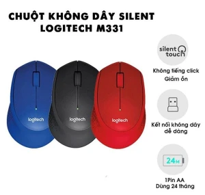Chuột không dây Logitech M331 Silent