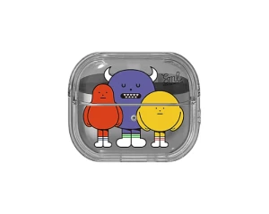 Hộp đựng tai nghe Sticky Monster Yellow Buds3