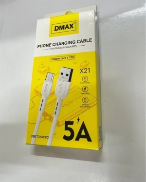Cáp Sạc Dmax X21 - USB.C - Type C -5A - 1m (sl20-1/30-2/50-3)