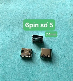 Chân Sạc Type C đa năng: pin 6 chân ( số 5)/ máy 4G