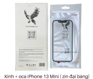 Kính Liền Keo Iphone 13 Mini Zin Đại Bàng - Đen