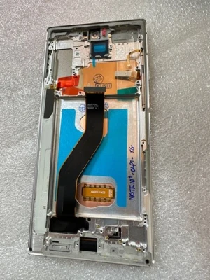 Màn Hình Samsung Note 10 Plus - 2ic/ OLED - Khung- Phôi To - TRẮNG( N975F/ N976/ Note 10 )