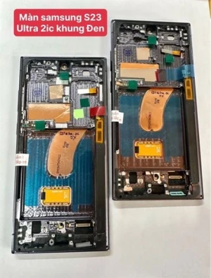 Màn Hình Samsung S23 Ultra - 2ic/ OLED - Khung- Phôi To - Đen