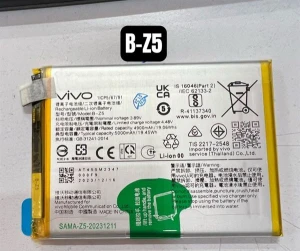 Pin Vivo B - Z5 / Y27/ Y38/ Y36 5G / Y78 5G / Y100i - 5000 mAh Zin